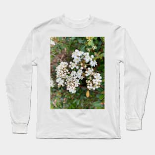 White flower Long Sleeve T-Shirt